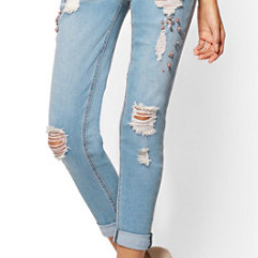 NYC boyfriend jeans